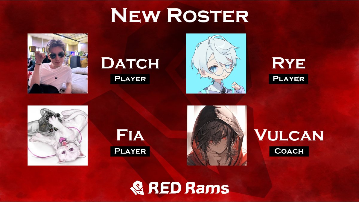 ◤Rakuten esports - Apex Legends◢ RED Rams Year6 New Roster