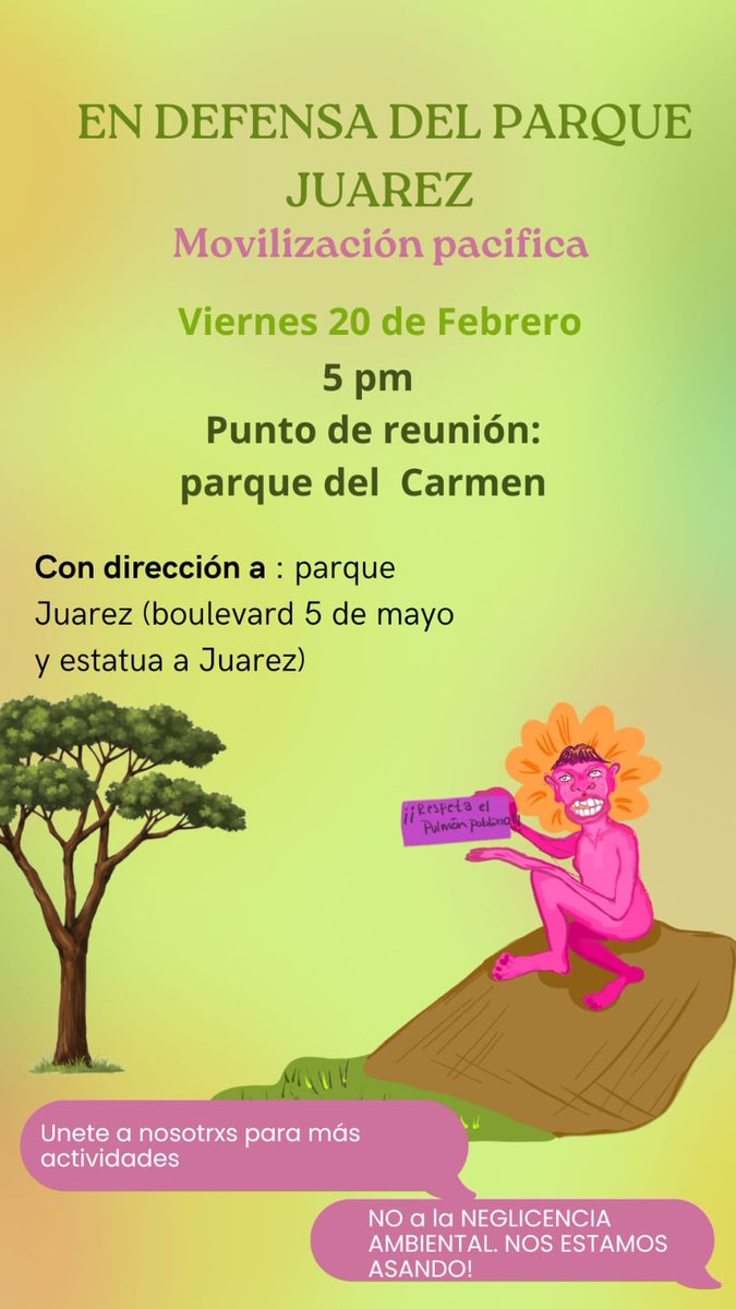 ¡Más de tres es multitud! Cada persona que ame la naturaleza, que defienda a los olvidados, a los que no tienen voz y que le guste respirar, son invitados a ser un #GuardabosqueUrbano; acude a este llamado en defensa de aquellos que no saben que sus vidas están en riesgo. ¡Únete!