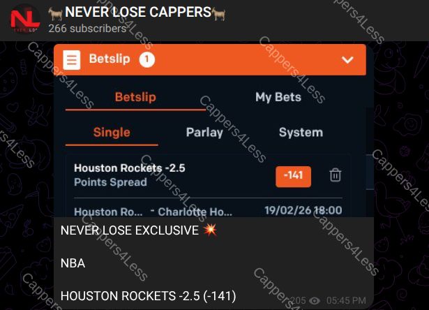 Cappers4Less's tweet image. MEMBERS GET PAID AGAIN 🔥
Cappers4Less EXCLUSIVE 💥
#ROCKETS -2.5
KEEP THE POINTS!
NEVER IN DOUBT🤣🤣🤣

205 MEMBERS CASHED 💰
We don’t just have cappers… we know WHEN to play them.
$33/day • 3 days
BIGGEST, BEST, Cappers4Less.👇
buy.stripe.com/bJeaEWeHT2rEfg…