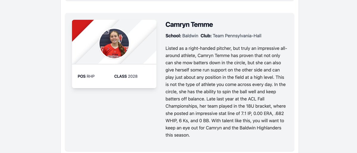 Team PA Hall 18U & Team PA Hall 16U tweet media