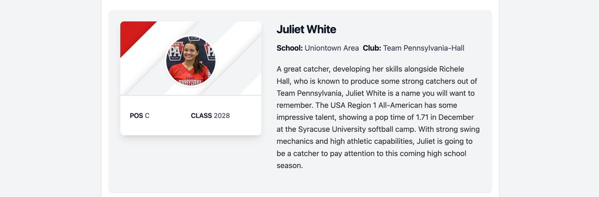 Team PA Hall 18U & Team PA Hall 16U tweet media