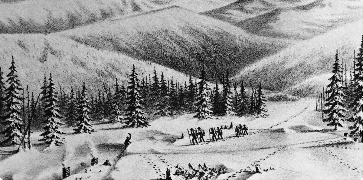 Rescuing the Donner Party

On February 19, 1847, the first relief party consisting of seven men who battled brutal conditions to cross the mountain, reached the main camp of the Donner Party at Truckee Lake (now Donner Lake) in the Sierra Nevada mountains, marking the beginning