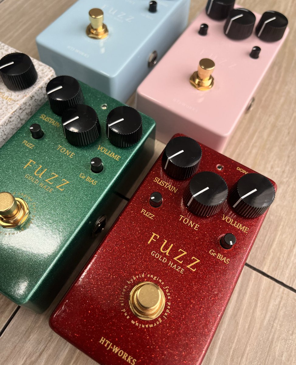大変ご好評頂いております GOLD HAZE FUZZ カラーシリーズ