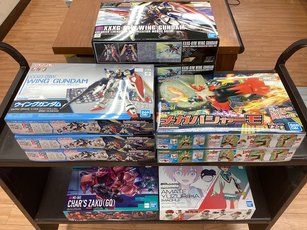 本日入荷したプラモデルです♪ 
 2階プラモデルコーナーにて販売中です✨