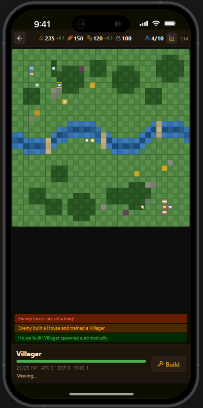 Ok, it just one-shotted my entire mobile RTS game while I was making coffee: 

- real economy
- dynamic resources
- real-time detailed dashboard
(5 troop types, tons of buildings, navigable map..)

And now I literally submitted it to the App Store.