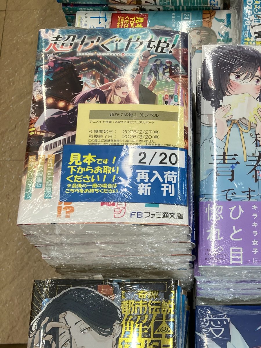 書籍再入荷情報】 好評につき完売しておりました 『【小説】超かぐや姫