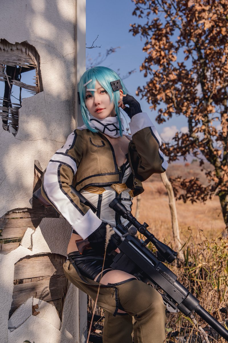 iruka_inzm's tweet photo. SAO / Sinon

photo　おさむくん
（@samunieru0 ） https://t.co/9uLDzTkIHn