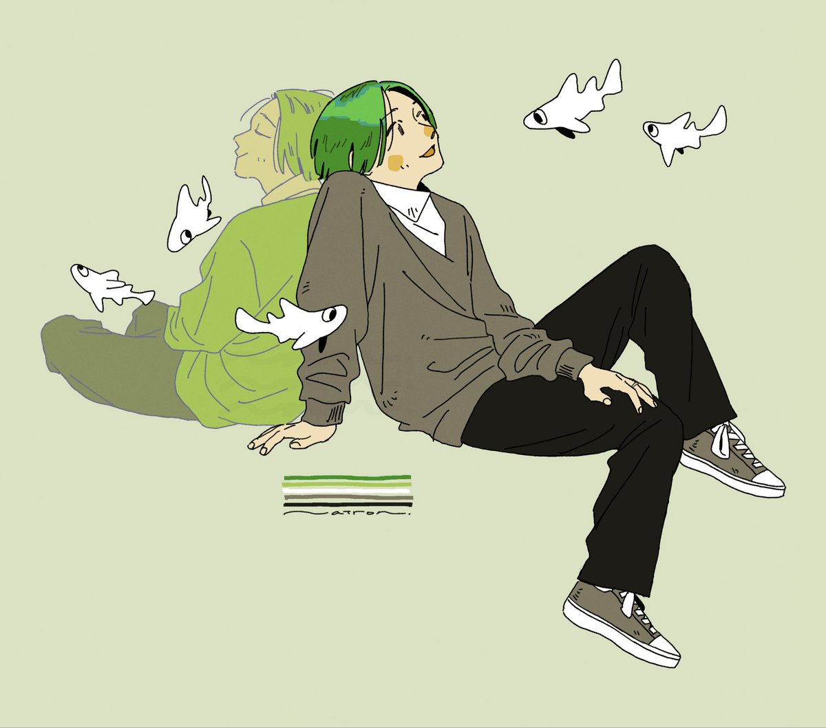 albion_de's tweet photo. 私もあなたもここにいる
#Aroweek https://t.co/SvQ7vyKs5R
