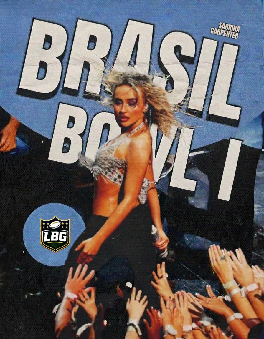 Sabrina Carpenter no Brasil Bowl I! 🇧🇷🔥

A cantora norte americana irá se apresentar no Halftime Show da Grande Final da LBG 2026.

#LGBLeague