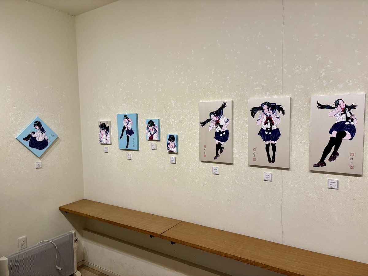杏ひろと個展３日目です！
本日の在廊はありませんが
気になる作品がありましたらギャラリーまでお問い合わせください♪
ギャラリーニイク<a href="/gallery219/">ギャラリーニイク</a>