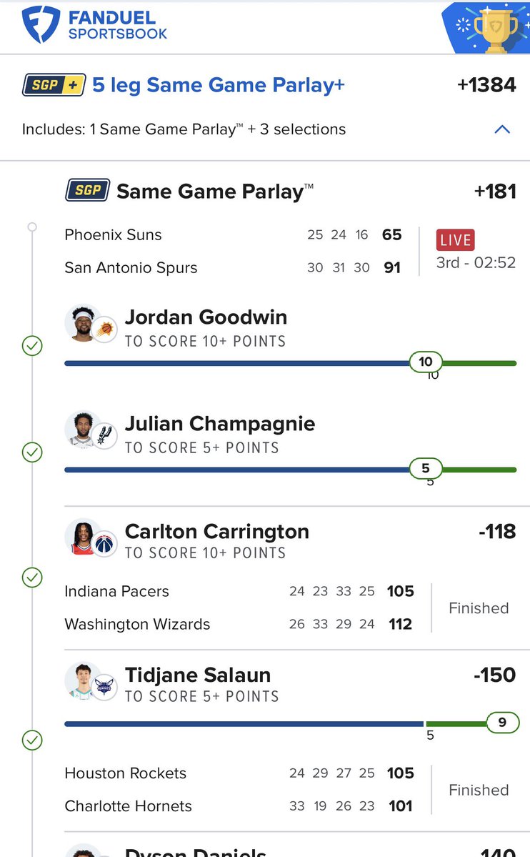Greeen First Day Back ✅🏆🤝🏀 <a href="/B4EParlays/">Ball4Ever</a> 

#Gambling𝕏 #GamblingX