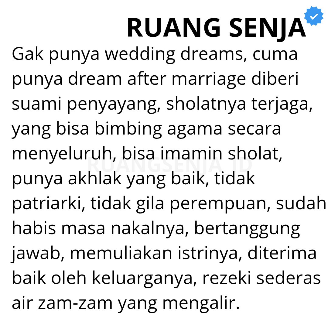 kita usahakan pasangan itu