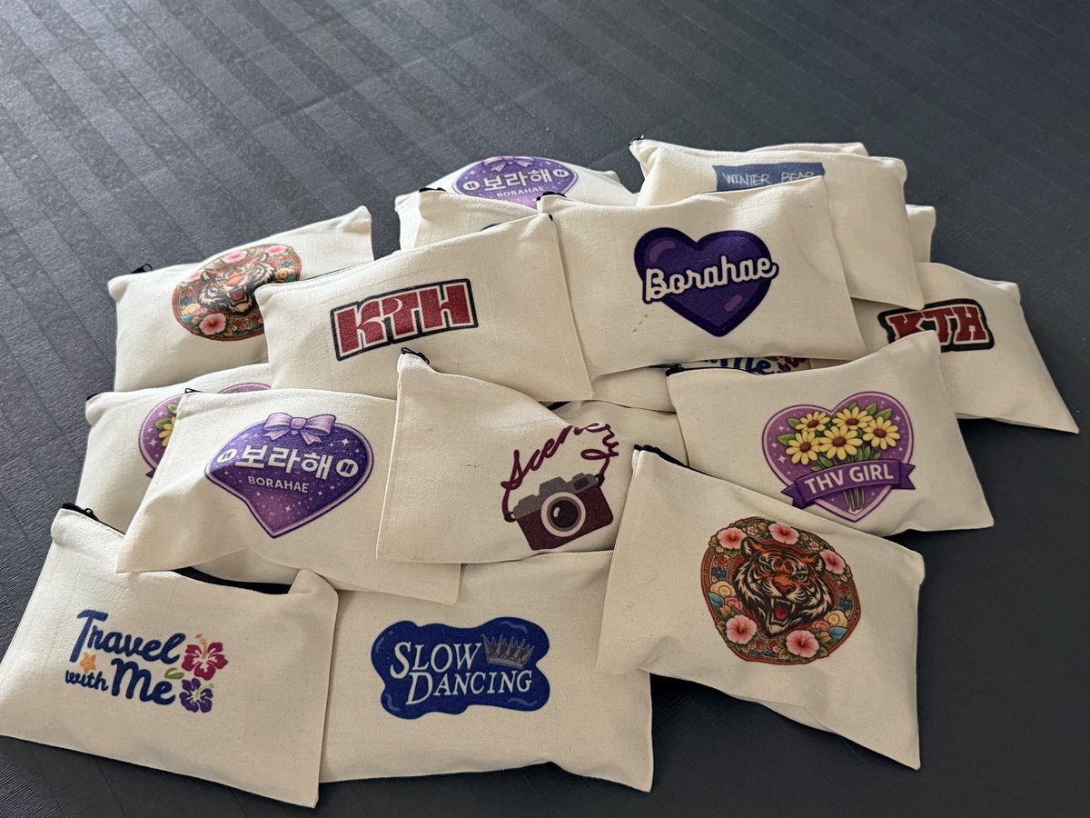 TaeCrew US concert giveaways (and bags to hold them). 

All our love is for V