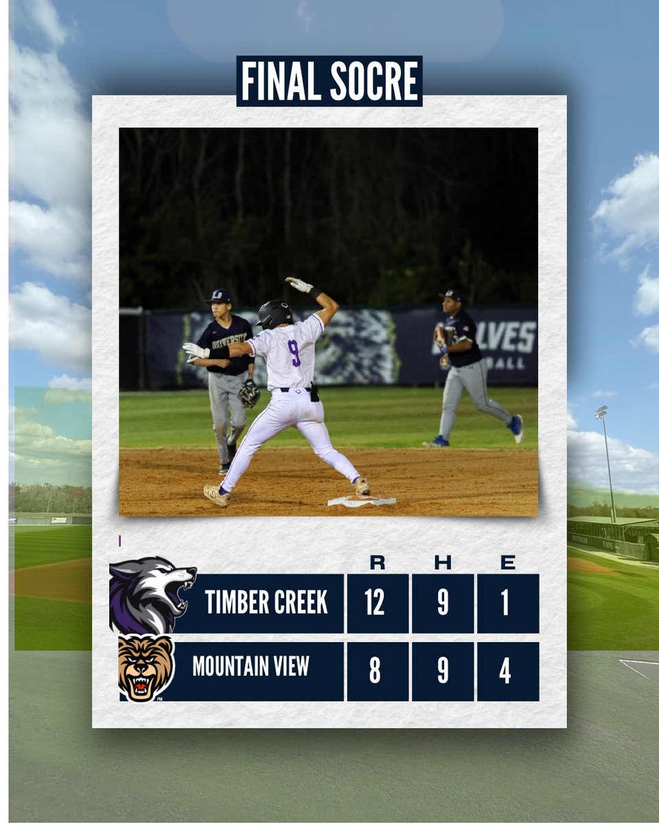 Timber Creek Baseball tweet media