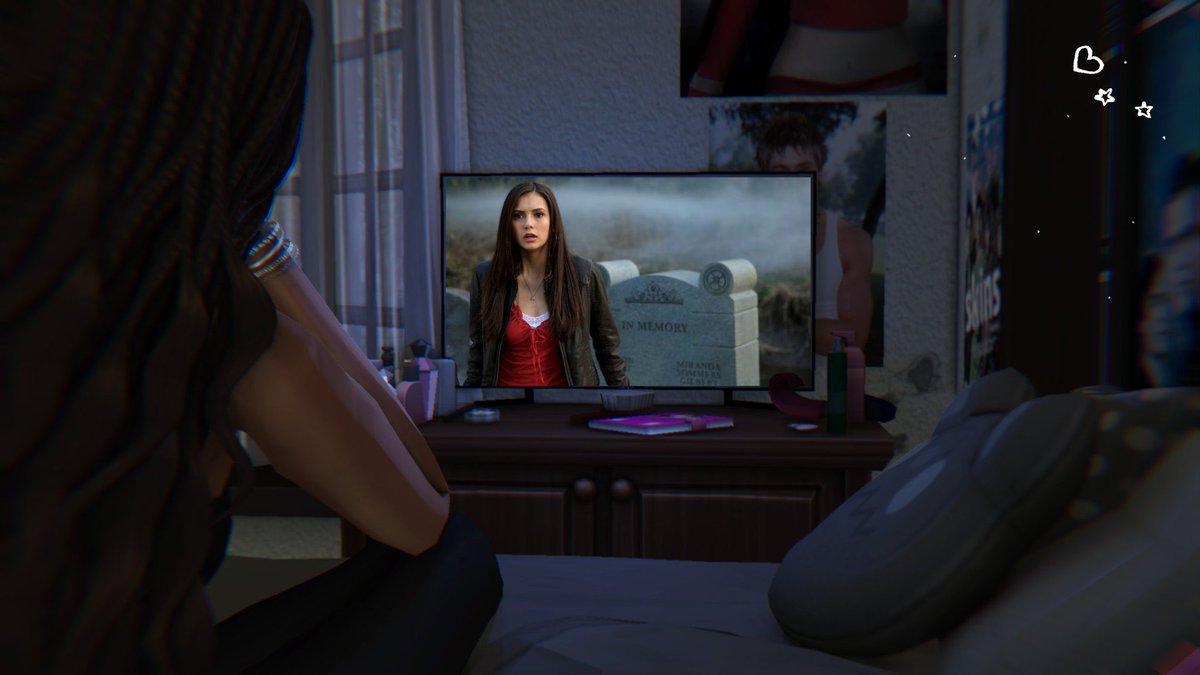 my elena watching elena •  .˚⟡ ࣪ ˖ might binge #tvd again ︶꒦꒷🩸꒷꒦︶ #TheSims4
