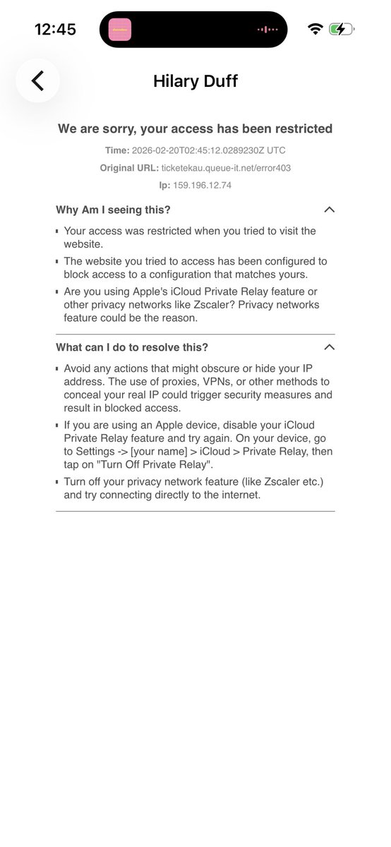 Ok <a href="/Ticketek_AU/">Ticketek Australia</a> what the hell.