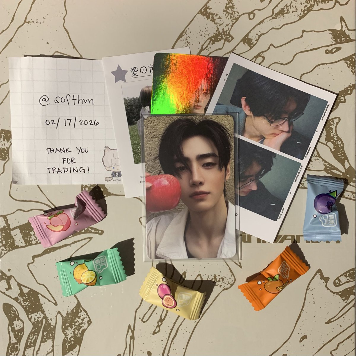 — love mail 🧸💗

received sunghoon safely poo! 🐧 i lost hope in finding another trade and i thought i'd have to buy him tbh 🥹 i'm so so happy you reached out to me huhu, thank you so much poo for trading with meee and for the freebies! 🫶 

#seilovemails | #mashooreceipts