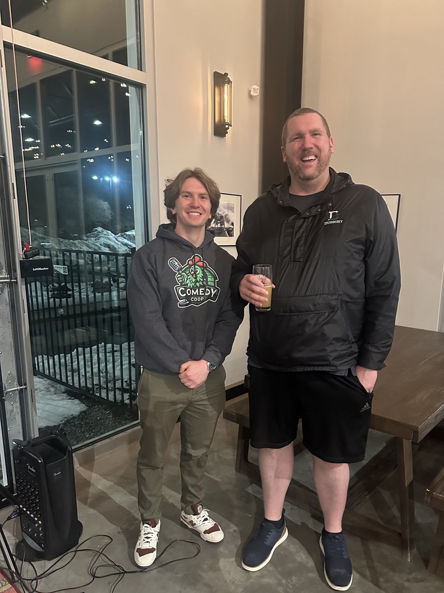 Safe to say Biggz had a good time tonight at the <a href="/FentiFriedChix/">Joe Fenti</a> 🎙️ comedy show in Plymouth!