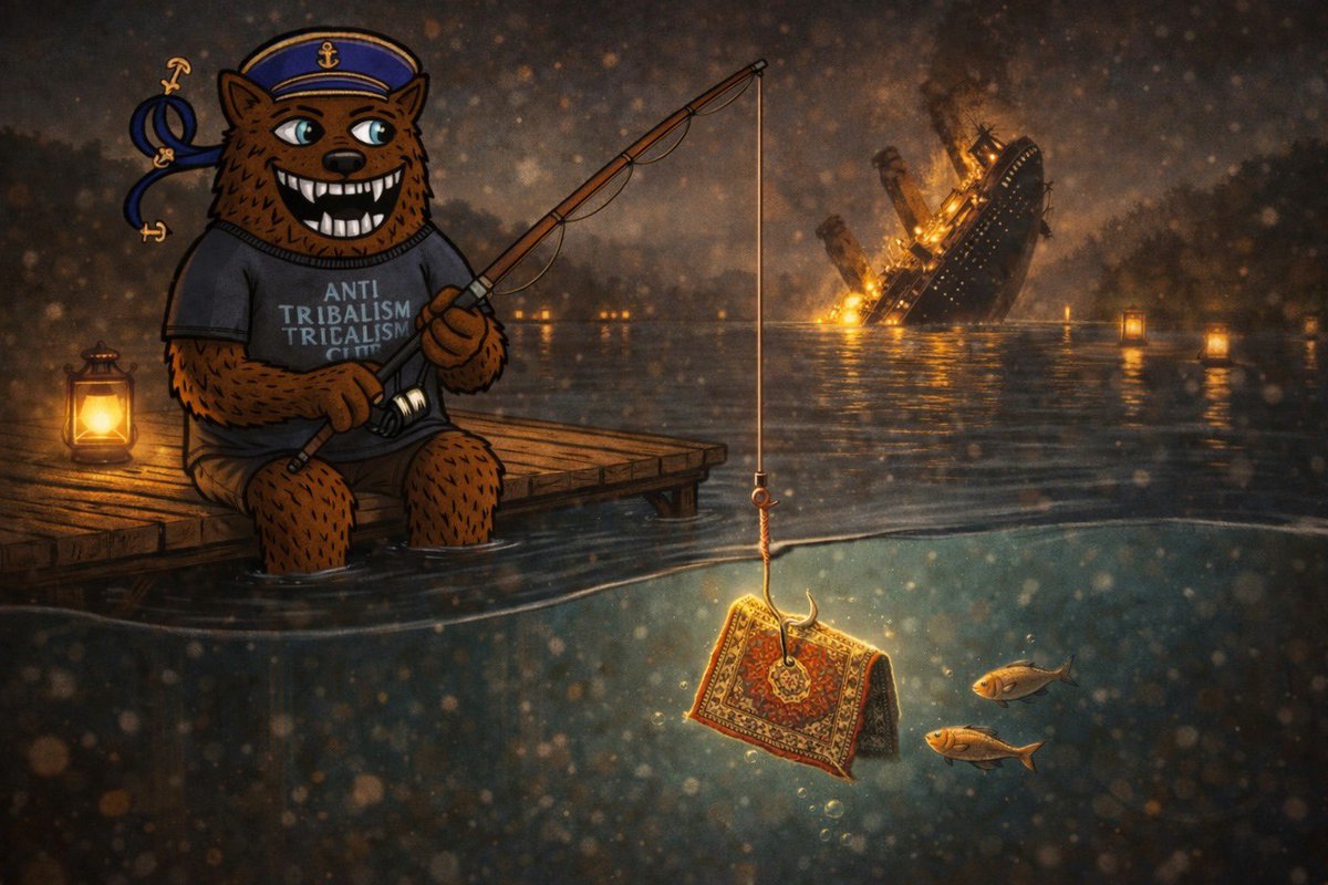 🧵🧠 DECODE 🧠🧵

$FUZZY = operator
Rug = bait
Fish = retail
Sinking ship = outcome

Everyone’s busy decoding the symbols…
but the only real message is simple:

You weren’t reading the code.
You were the hook, line, and sinker the whole time.