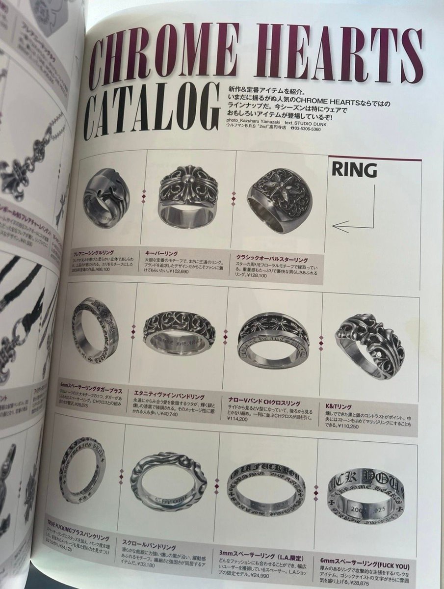 A Chrome Hearts Jewelry Catalog (2011)