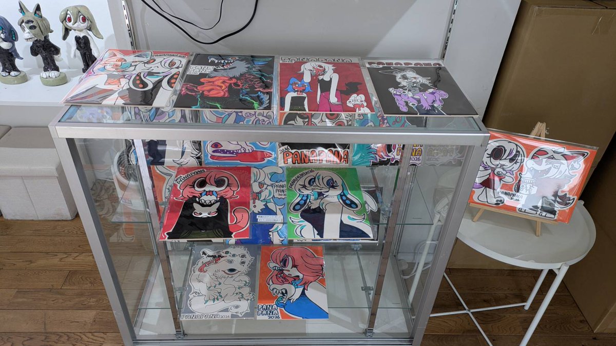 個展6日目&原画追加！】 ☆PANAPANA個展『会いに来たらしい