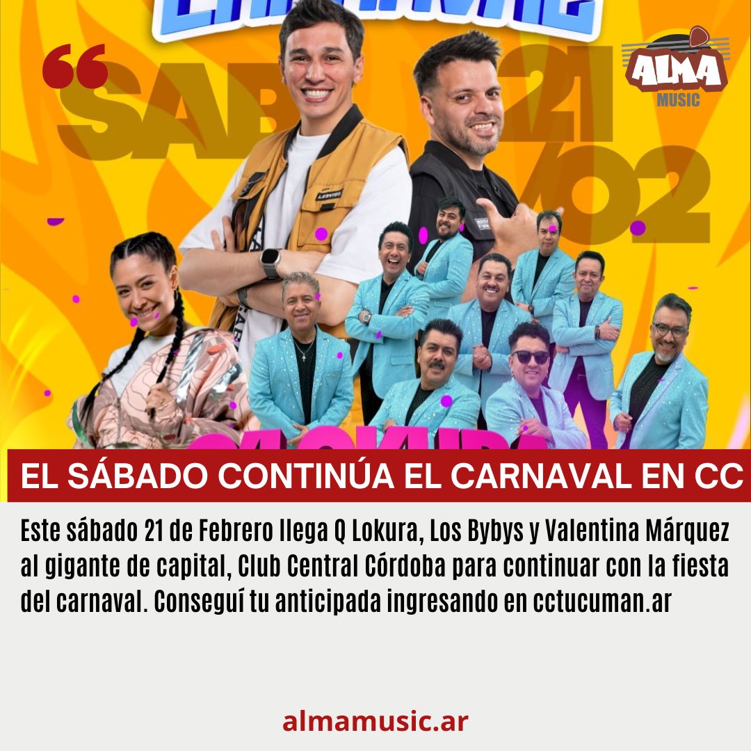 Toda la Info: almamusic.ar

#Carnaval #QLokura #Viña2026 #Campedrinos #Votacion