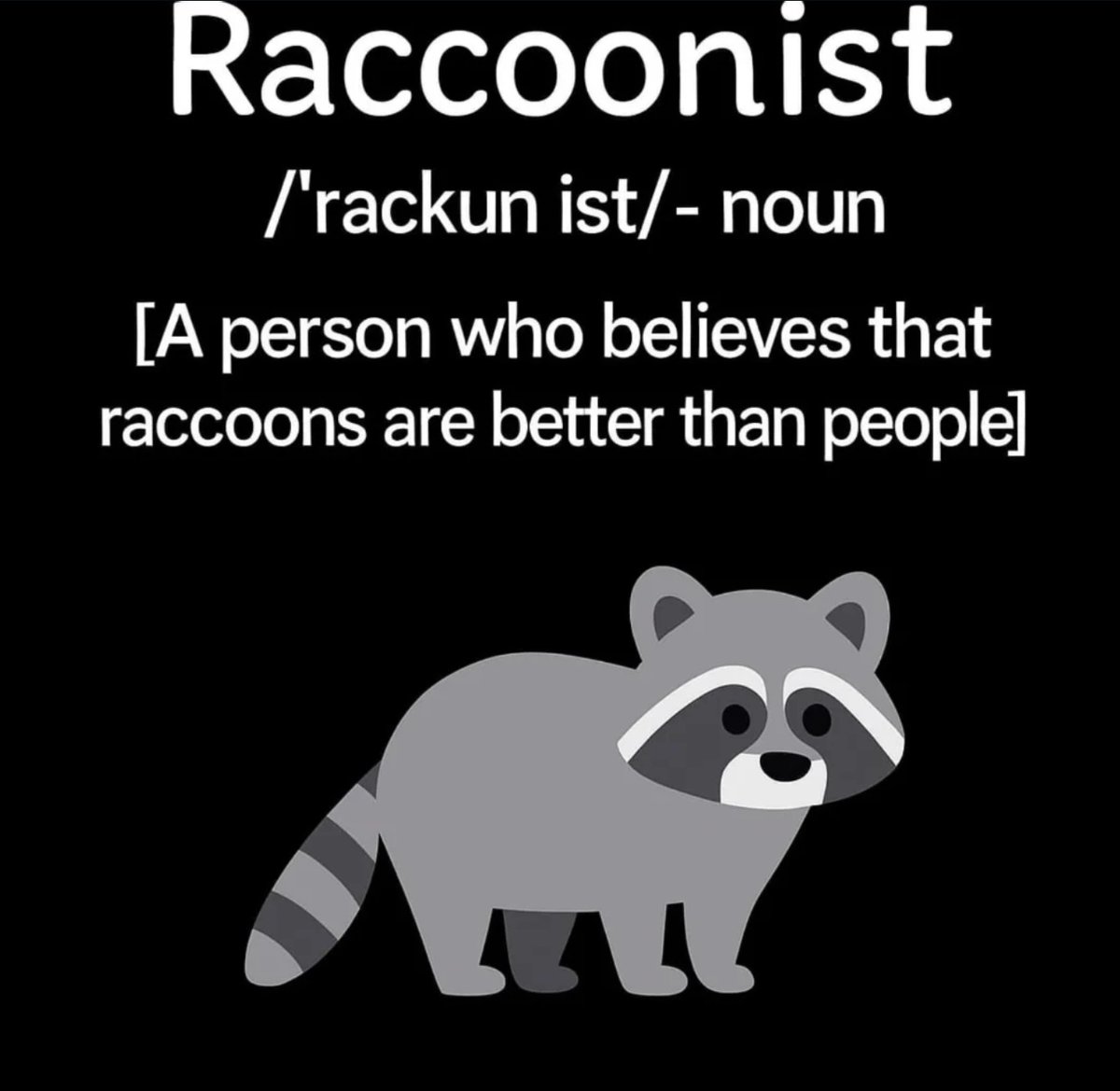 are you a raccoonist?