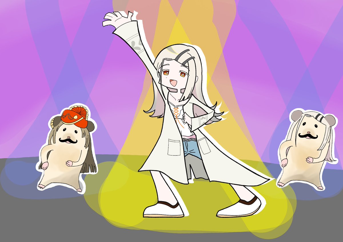 #学マス　#篠澤広　
スカパンクな篠澤さん