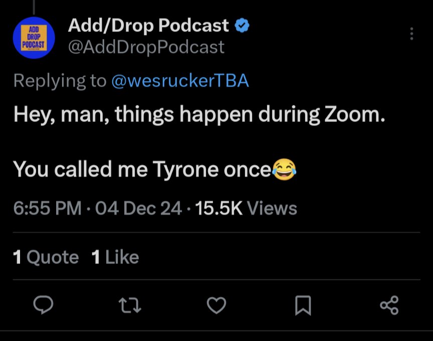 Add/Drop Podcast tweet media