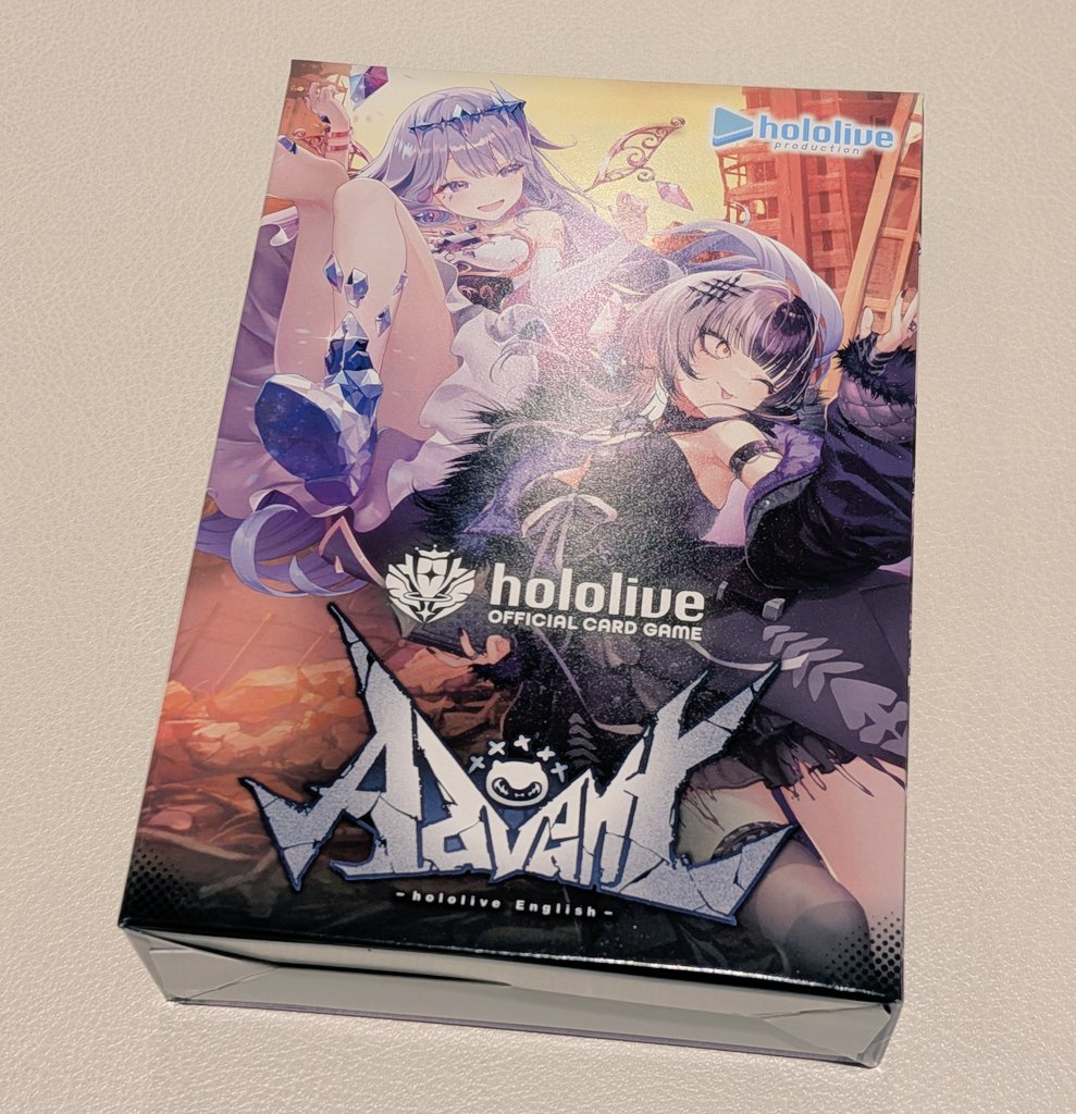 Adventのスタートデッキ買えた。 #ホロカ #古石ビジュー