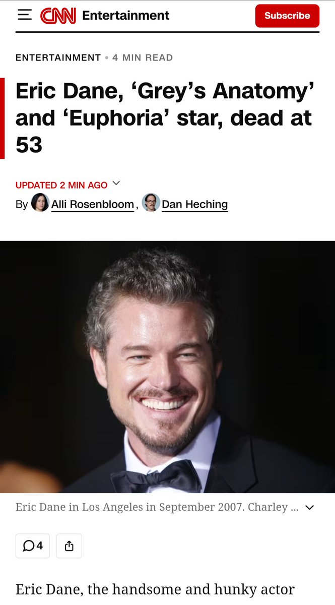 Used to watch this dude on a show called The Last Ship. Very good show by the way. Another one gone way too soon.
RIP Mr. Dane