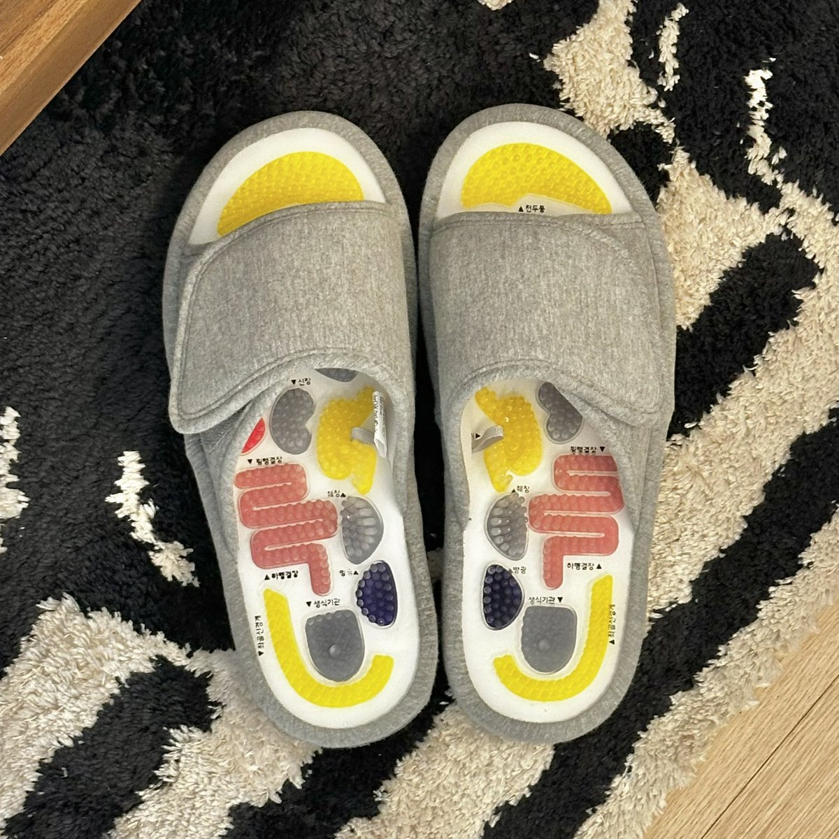 트친들꺼 보고 나도 지압슬리퍼 샀어
좀 걸었는데 트림 나옴
엄마가 보더니 바로 주문 요청했어ㅋㅋ