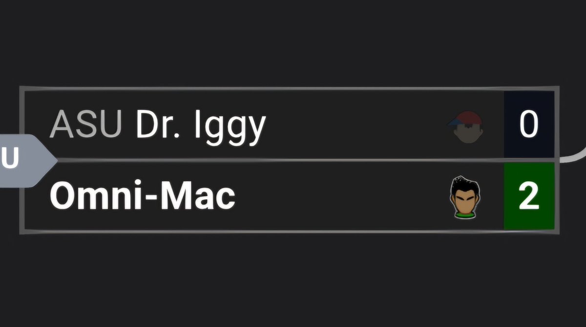 Finally broke my 6 set losing streak to iggy! 😁