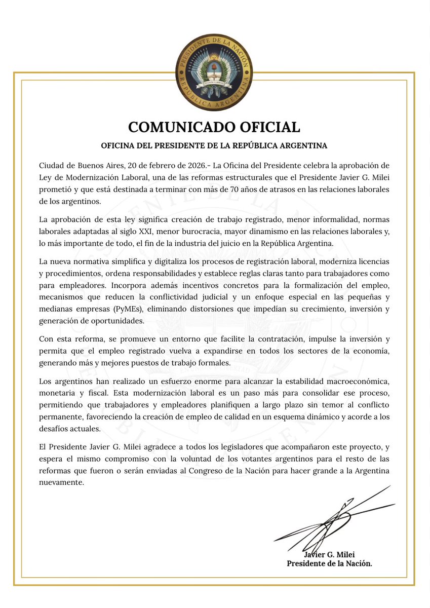 Oficina del Presidente (@oprargentina) on Twitter photo 