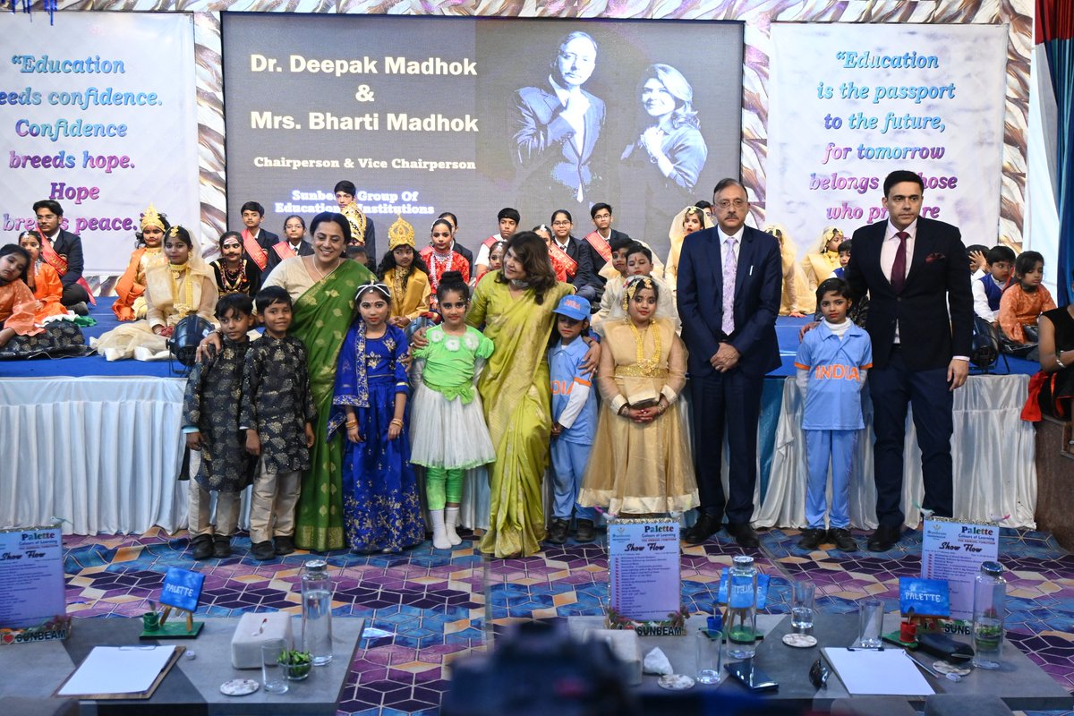 IngSunbeam's tweet photo. Palette 2026 🎨✨

A vibrant celebration of talent, unity &amp; creativity — where every child shone bright! 🌈🌟

#Palette2026 #ColoursOfLearning #SunbeamSchoolIndiranagar #SunbeamExcellence https://t.co/gCzkS05EoE