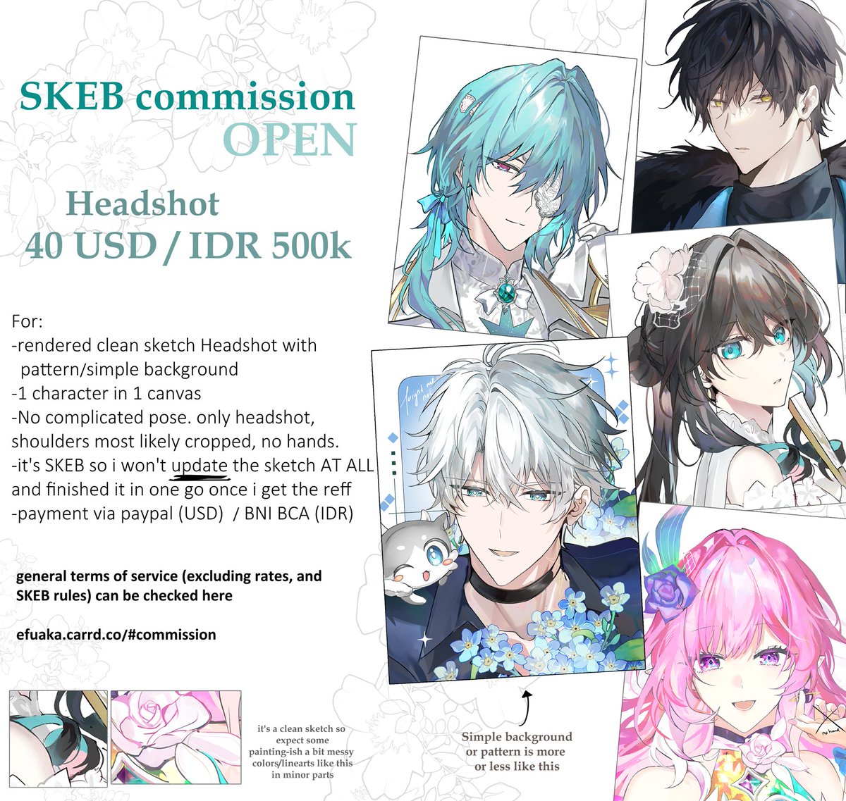Hello! i open SKEB commission!
 if you're interested feel free to DM me! 🥰

#commission