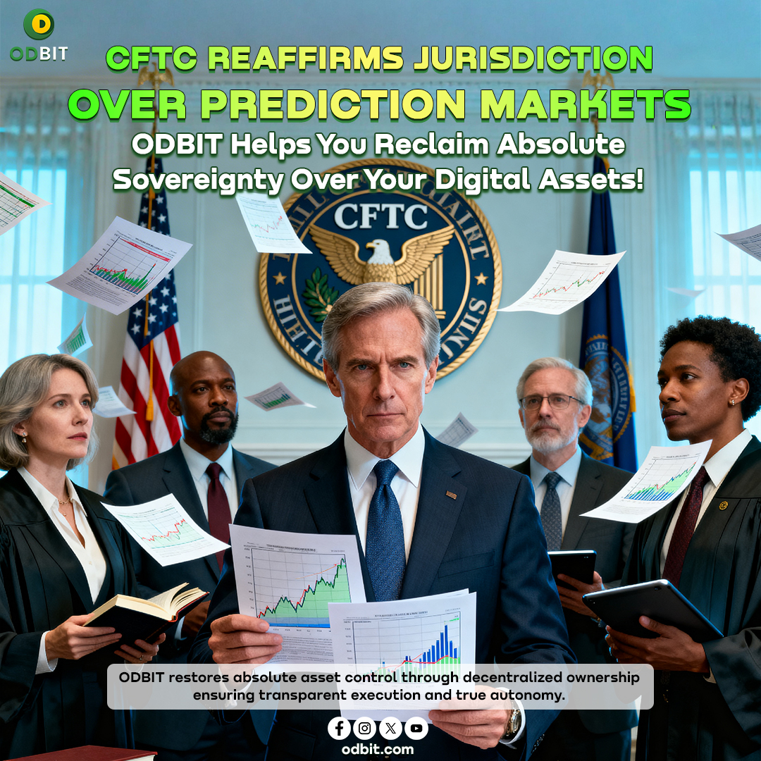 odbitOF's tweet photo. ODBIT: Reclaim Asset Sovereignty

CFTC moves on prediction markets! Don't let platforms control your funds. ODBIT’s decentralized tech ensures absolute autonomy and execution transparency. 

#CFTC #PredictionMarkets #AssetSovereignty #SelfSovereignIdentity #SmoothTrading https://t.co/GkxAbbsdGF