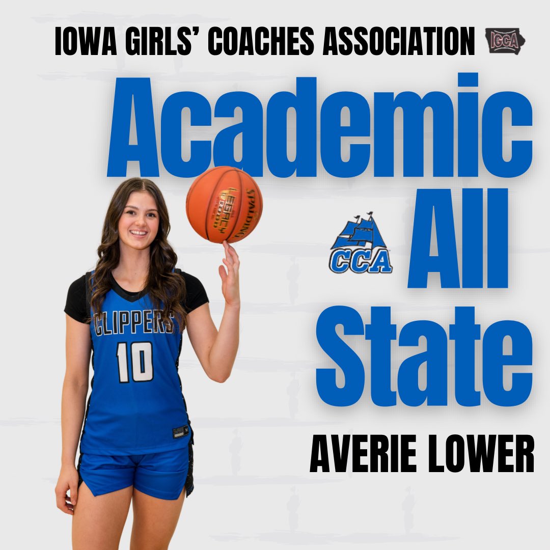 Congratulations to Alex Schrage, Gretchen Kruse, and Averie Lower on being honored as Academic All State by the Iowa Girls’ Coaches Association