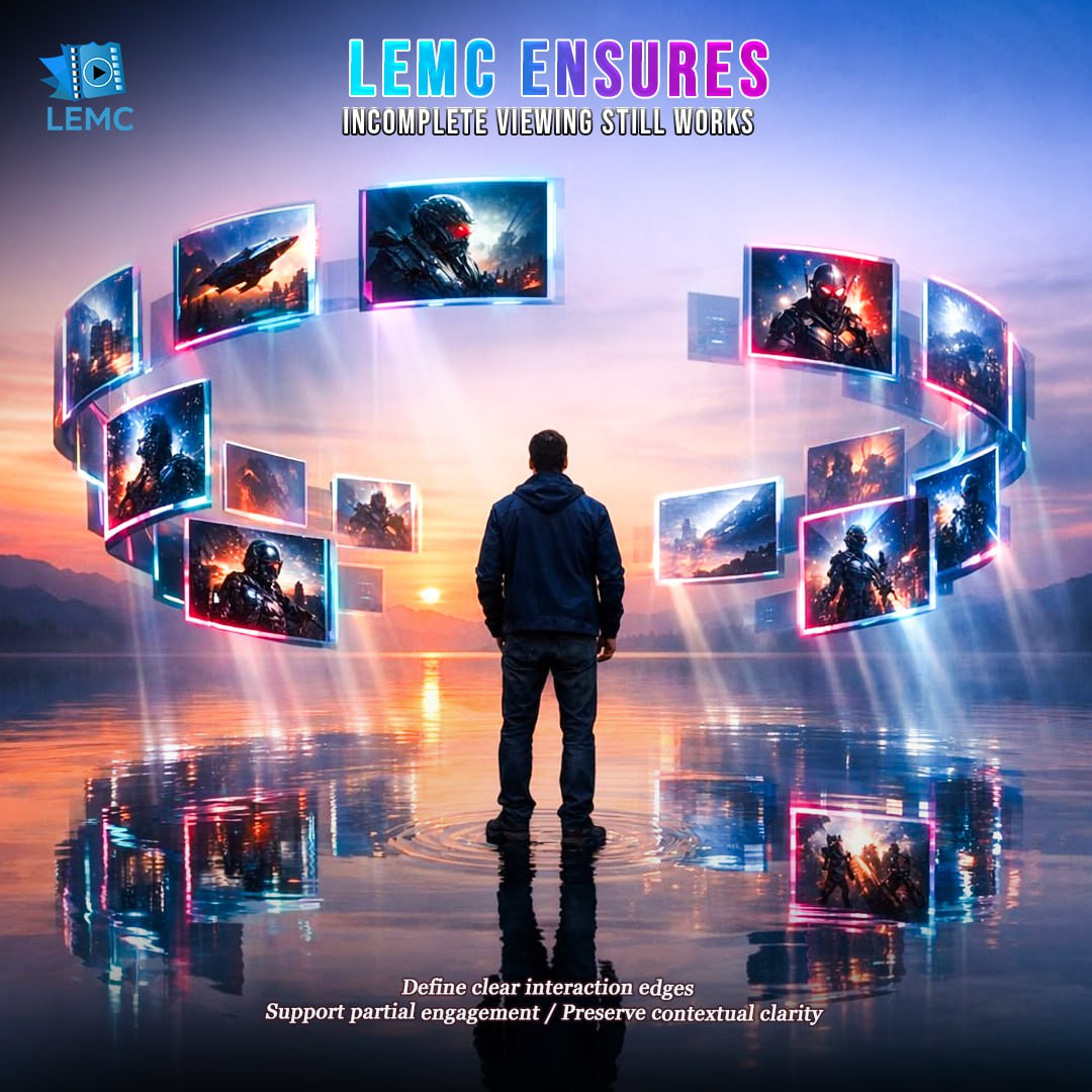 LoopLabEMC's tweet photo. LEMC Ensures Incomplete Viewing Still Works
✅Define clear interaction edges
✅Support partial engagement
✅Preserve contextual clarity
#ViewingBoundaries #ShortDramaLogic #ContentIntegrity #PartialViewing #MediaDesign #DigitalEntertainment #AudienceContext https://t.co/1wRQxYMEbN