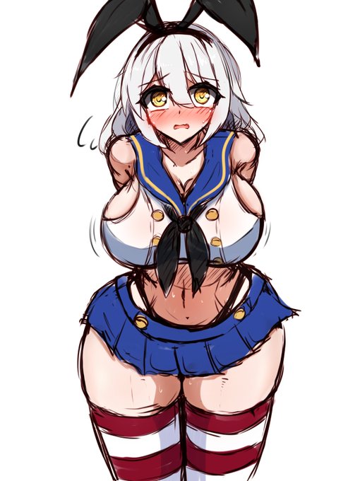 よその子でも描きたい島風の服 