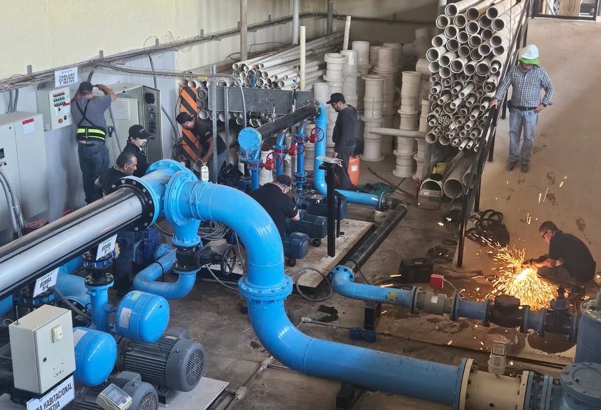 Gobierno Estatal moderniza sistema de distribución de agua en Ciudad Satélite eosnoticiasslp.mx/2026/02/19/gob…