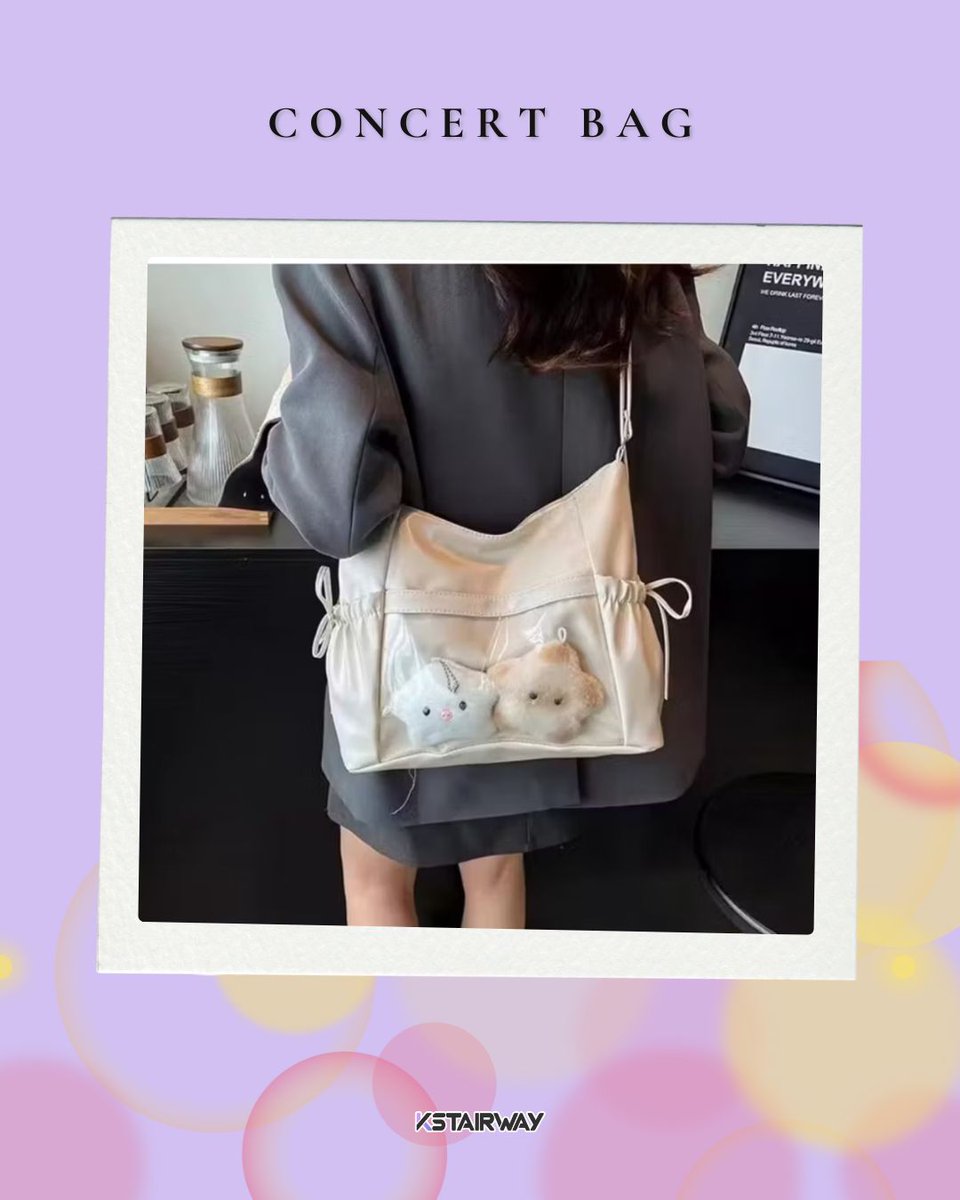dannyoppakpop's tweet image. Concert Bag✨
Cute &amp;amp; practical concert bag for carrying your essentials!

📦 Pre-Order Now
🗓 Ready end of February

Grab yours before it’s gone! 💖
🔗 kstairway.com/concert-bag

#preorder #concertbag #kpopmerch #concertessential #kpopshop