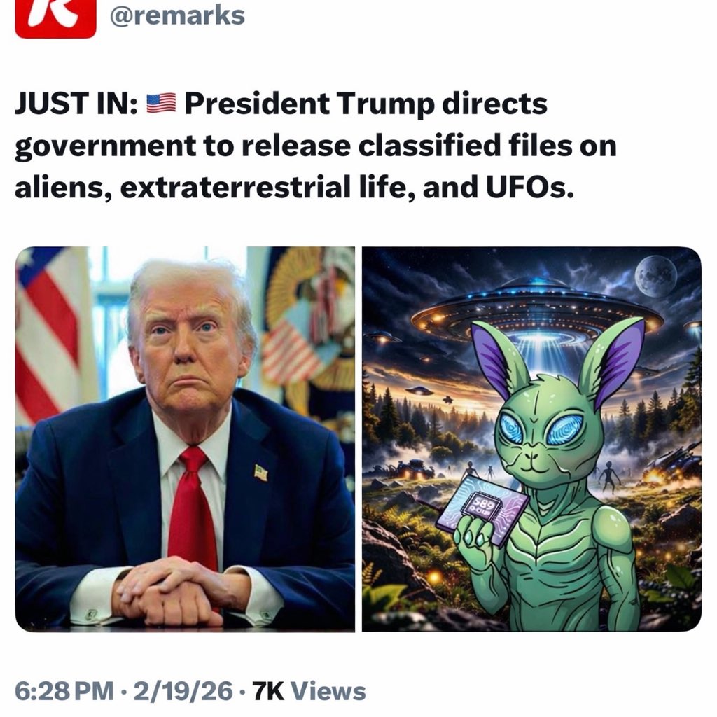 We kind of had a feeling disclosure was coming 😉 not sure how we knew… 👽 🐰 

Mint today to uncover the real story of Area 589 and level up your wallet with PFP NFTs that pay monthly rewards!

xrp.cafe/collection/con…