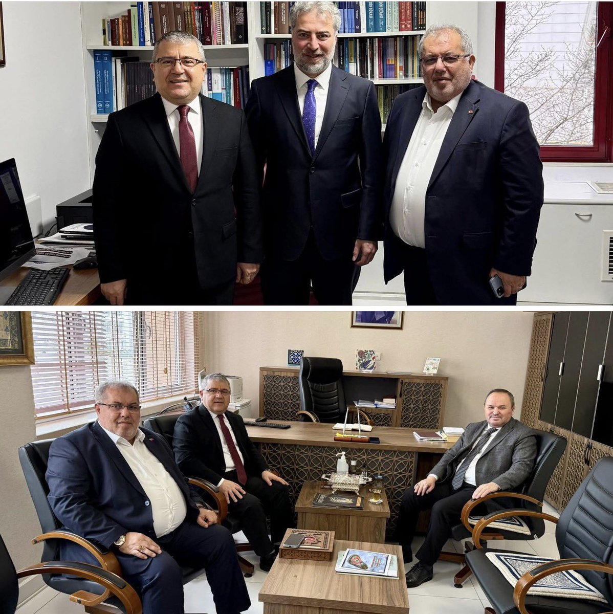 YENİ DAİRE BAŞKANLARINA HAYIRLI OLSUN ZİYARETİ

Mil-Diyanet Sen Genel Başkanı Celaleddin Gül ve Genel Başkan Yardımcısı Ahmet Tahiroğlu, Diyanet İşleri Başkanlığı bünyesinde görevlerine yeni atanan;

Yönetim Hizmetleri Genel Müdürlüğü / Yatırım, Emlak ve Teknik Hizmetler Daire