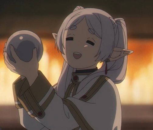 I LOVE THAT FRIEREN IS FEARED BY EVERY DEMON AND THIS IS HER 99% OF THE TIME