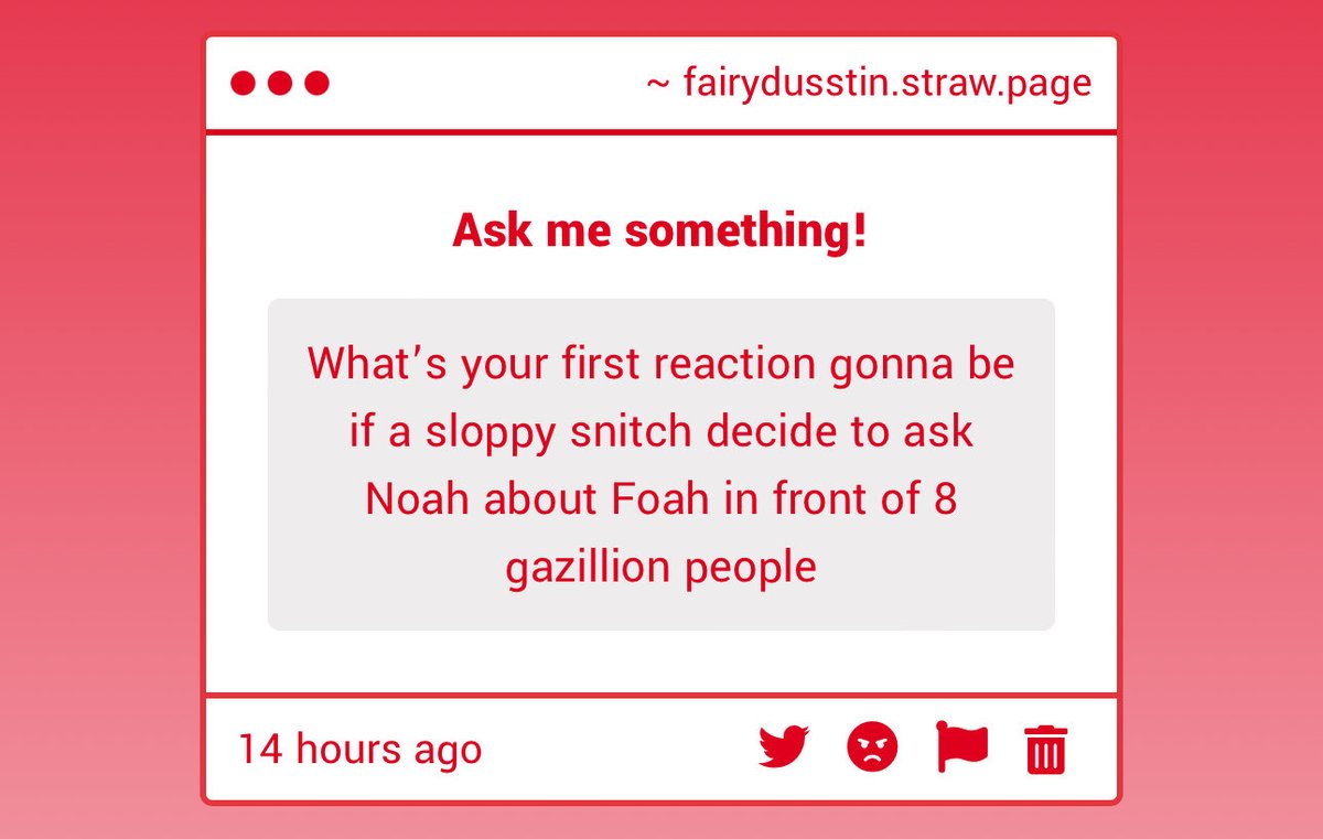 I’ll have extreme second hand embarrassment and then deactivate