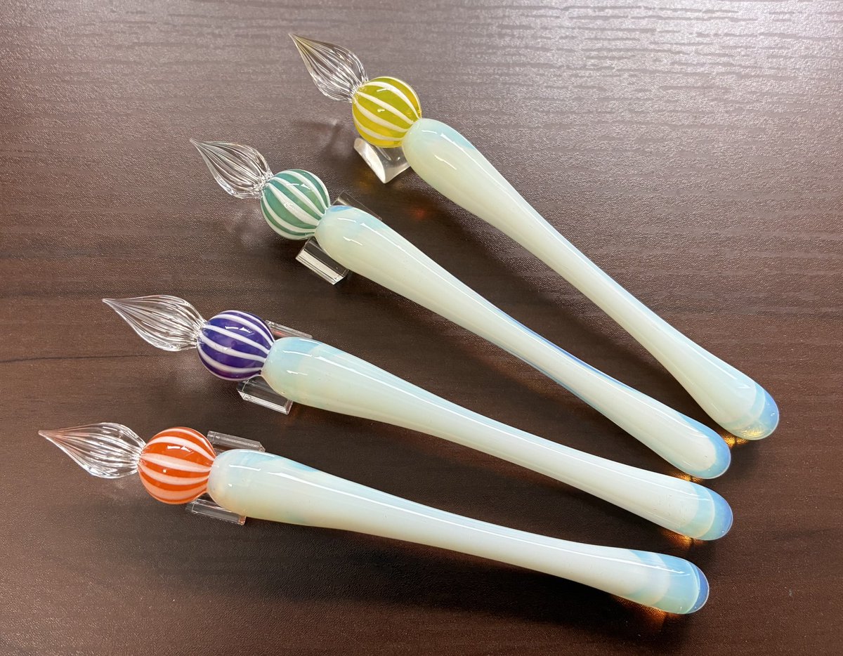 ぐり工房 キャンディガラスペン 各色1本ずつを特別価格にて通販掲載中
