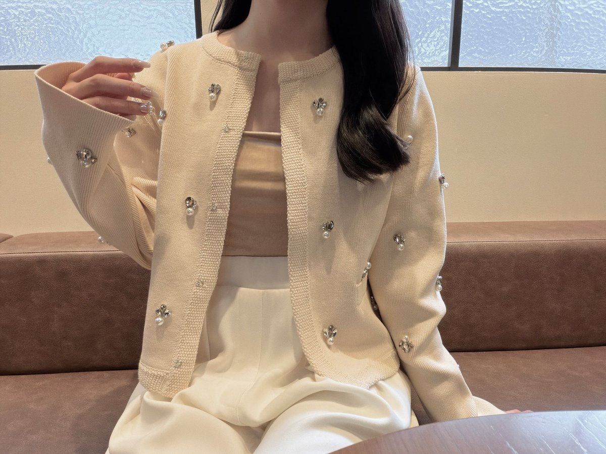 こんな感じでベロアキャミ合わせもかわいいの ₍ᐢ ⸝⸝- ̫ -⸝⸝ ᐢ₎💎