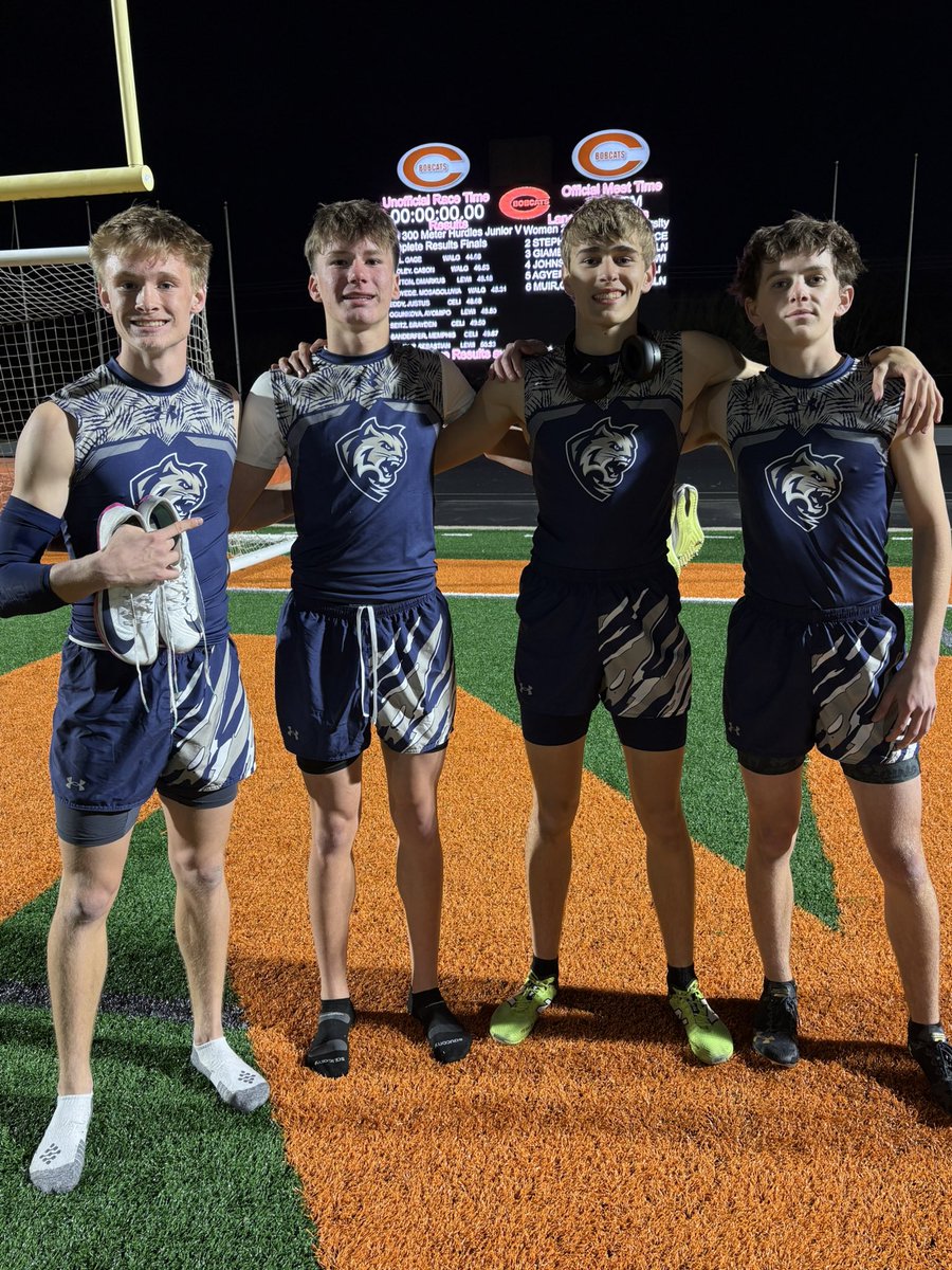 WGHS_XCTrack's tweet photo. 🚨SCHOOL RECORD ALERT 🚨
An incredible night for our hurdlers — FIVE athletes ran under the previous 300m Hurdle school record!
New School Record:
Ashton Fletcher – 37.40
That mark also moves him to current #1 in Texas
#TheStandard https://t.co/o1JMun2vca