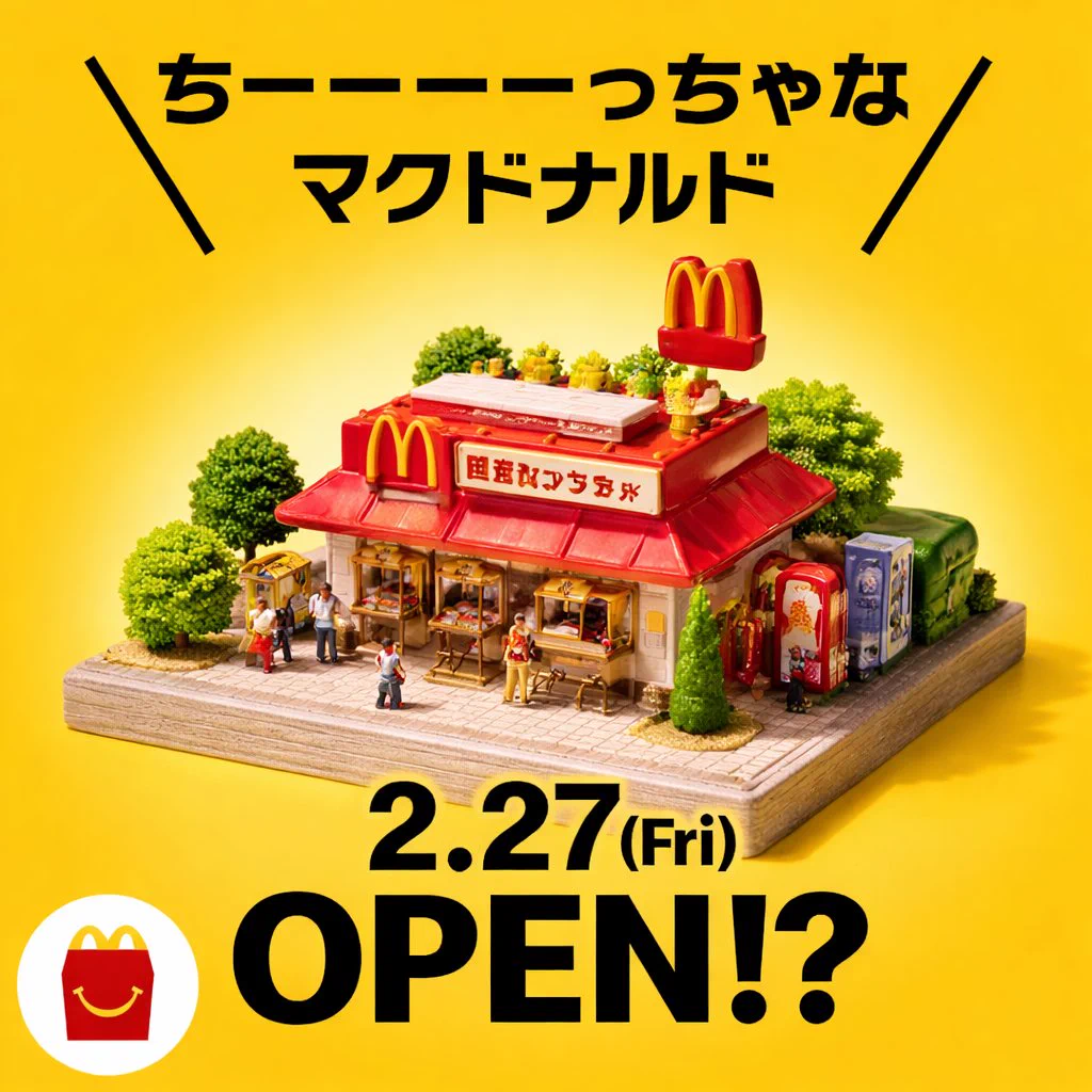 【新品未開封】 Nゲージ ストラクチャー　マクドナルド マクドナルド on X: 